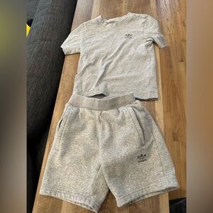 adidas Kids Gray Matching Set